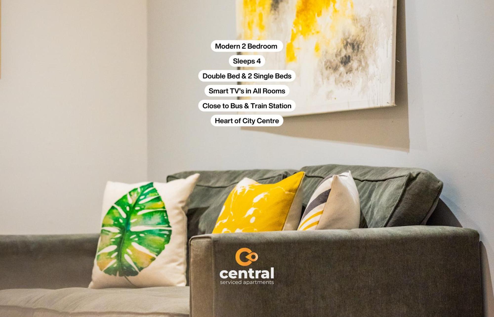 Central Serviced Apartments - 2 Bedroom - Walk Away From City Centre & Universities - Sleeps 4 - 1 X Double 2 X Single - Smart Tvs In All Rooms - Short Term Stays Welcome - Walk Away From Train & Bus Station - Preferred Location For Short Stay In Dun Dundee Exteriör bild